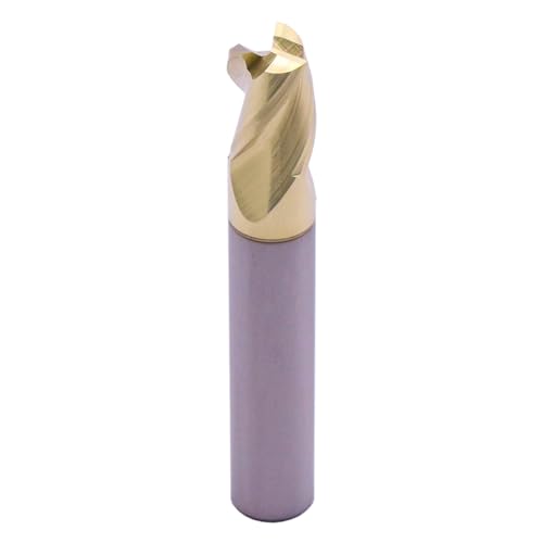 Image of 5 /16 inch Solid Carbide End Mill - ZrN Coated, 3 Flute, 37 Helix, 5 /16 inch Cutting Diameter, 5 /16 inch Shank Diameter, 7 /16 inch Length of Cut, 2 inch Overall Length for Milling Aluminum and Copper, Square End