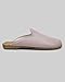 Golden Horn Light Pink Color Artisan Handcrafted Genuine Leather Grounding Barefoot Shearling Slipper For Men Wide Toe Box Flexible Sole Lightweight Breathable Eco-Friendly Grounding Minimalist Shoes