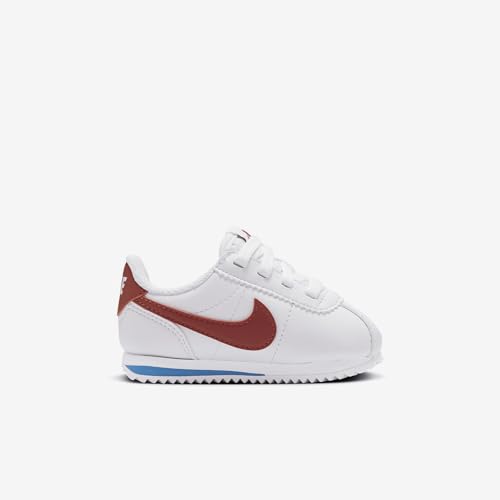 Nike Cortez EasyOn Baby/Toddler Shoes (DM0952-115, White/Varsity Blue/Varsity Red)3