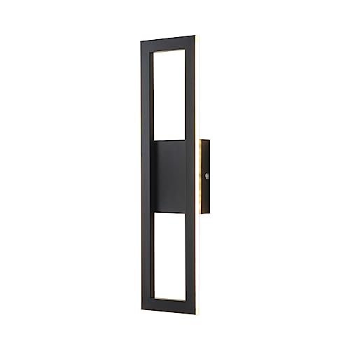 WOHAIPA Indoor Modern Black Cube Wall Light 19W Led 3000K 4500K 6500K 1560 Lumen for The Living Room Bedroom Corridor Staircase Lighting Tools