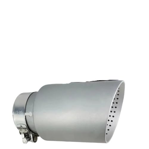 Tubo de escape de coche con punta de silenciador universal de acero mate 304