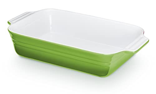 KHG Auflaufform mittelgroß 26 cm für 2 Liter in Grün für 1-2 Personen |...