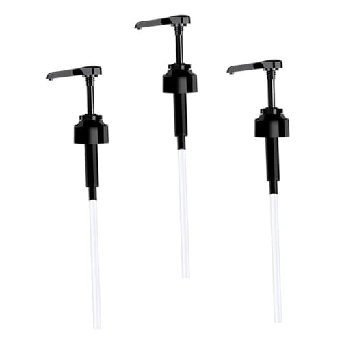 FOMIYES 3pcs Pressure Nozzle Pump Head for Syrup Bottle Oil Spray Syrup Bottles Oyster Sauce Ketchup