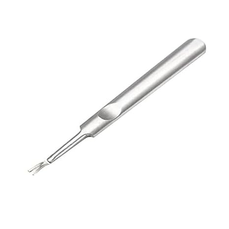 ZAUKY 1PCS Dead Skin Remover Stainless Steel Finger Cuticle Cleaner Fork Pusher Nail Art Tool