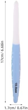 LOCZUK 3pcs Soft Handle Crochet Hooks Set 9mm 10mm 12mm for Accurate Stitch Placement and Ergonomic Comfort, Yarn Hooks for DIY Crafts and Beginner Knitting Tools Users - 1
