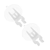 Milisten 2pezzi Morsetti Per Portacandele Ventose Trasparenti Design Lunga Asta Per Fissaggio Alle Pareti Peso Accessori Candele Installazione Flessibile Su Vetro Piastrelle Pareti