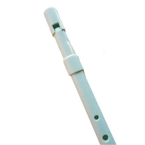 Flûte à bec soprano en clé de do instrument à vent portable en résine ABS verte pour débutant