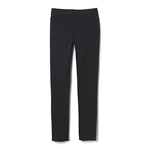 French Toast Girls Stretch Skinny 5 Pocket Knit School Uniform Pants, Black, 8 Us #TOP1