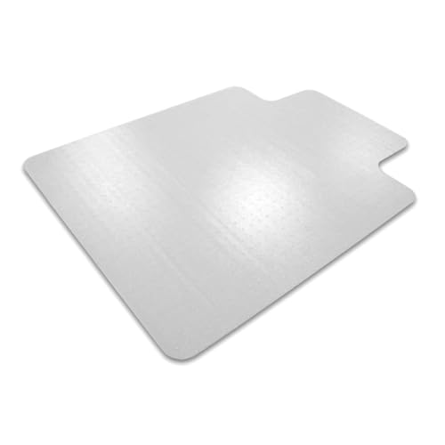 Floortex® Advantagemat® Vinyl Lipped Chair Mat for Carpets up to 3/8" - 48" x 60" by Floortex - Used condition - US$59.32