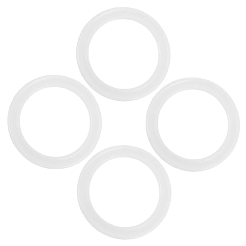 GRIRIW 4PCS Silicone Sealing Rings for Stainless Steel Thermal Bottle Lids, Milk Tea Replacement Gaskets 6.0mm Outer Diameter, 4.5mm Inner Diameter, C
