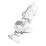 Decoración versátil: para realzar el ambiente artístico de su hogar, oficina o estudio, esta escultura agrega un toque de elegancia a cualquier espacio, modelo de busto de resina, mini estatua de