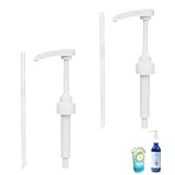 2er Set monin Sirup Set Dosierpumpe – Sirup pumpspender & pumpe für 700 ml Flaschen, präzise dosierpumpe für zuckersirup, pumpspender als monin Sirup pumpe