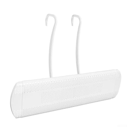 Honseadek Deflector de aire acondicionado para aire acondicionado montado en la pared, redirector de flujo de aire ajustable, diseño escalable para soplado directo, ideal para uso doméstico (blanco)