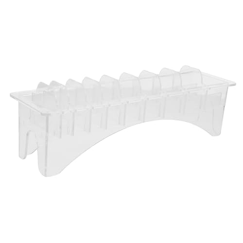 ASAKKURA Hair Clipper Station Tray Barber Tool Organiser Guide Comb Storage Case Hair Storage Organiser Clipper Holder for Wall Mount