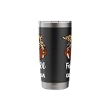 Football Great Grandma Funny Football Player Leopard Grandma Stainless Steel Insulated Tumbler