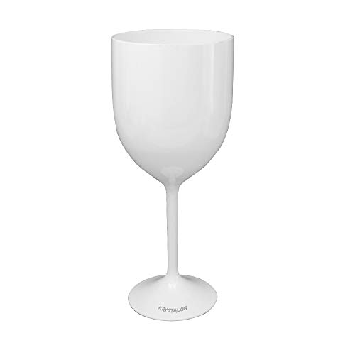 Kit 2 Taças Vinho Branca e Transparente Acrílico PS