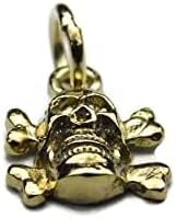 14k Yellow Gold Skull #2