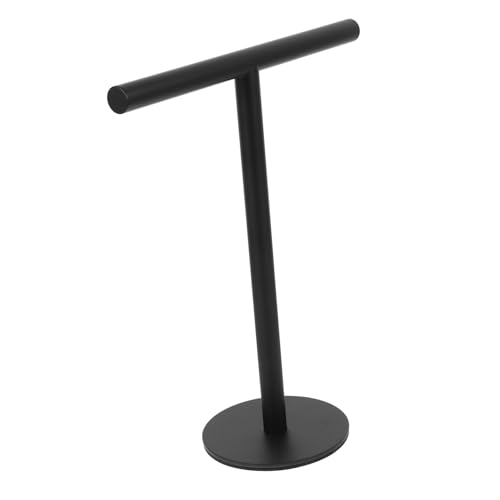 Toallero independiente de acero inoxidable con base pesada – Toallero de mano que ahorra espacio para baño y cocina – Soporte de toalla elegante y duradero