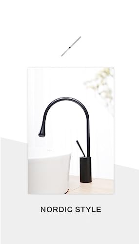 Robinet de lavabo mitigeur eau chaude et froide art design SLT118L-B - 4