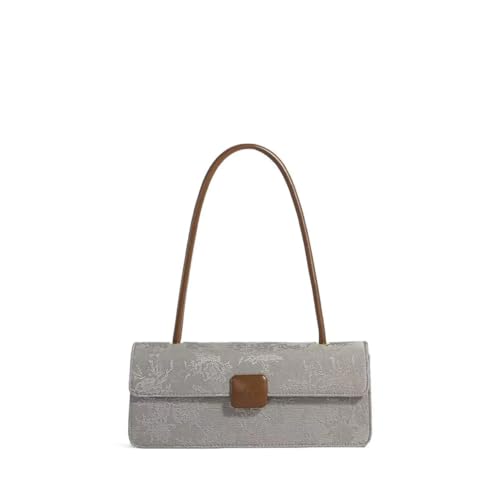 Long Shoulder Bag Relief Elegant Square Crossbody Purse Fashionable Chain Cover