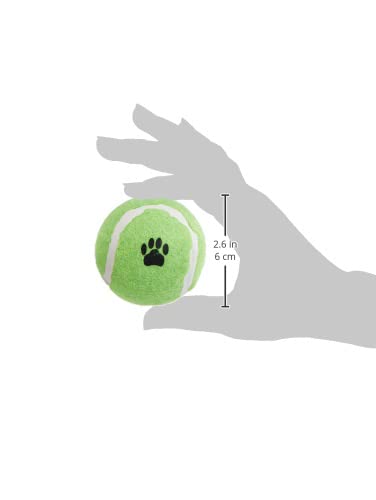 Lot De 4 Balles De Tennis Pour Chien SKIPDAWG – Caoutchouc Naturel, Flottantes, Rebond élevé, Longue Durée, 170 G, Pour Lancer, Eau, Extérieur
