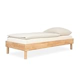 bett birke MODULARES SYSTEM: Das Bett besteht aus 90×200 cm großen Bettelementen und kann als Familienbett erweitert oder später flexibel umgebaut werden. Ein optionales Rückbau-Set ist erhältlich.