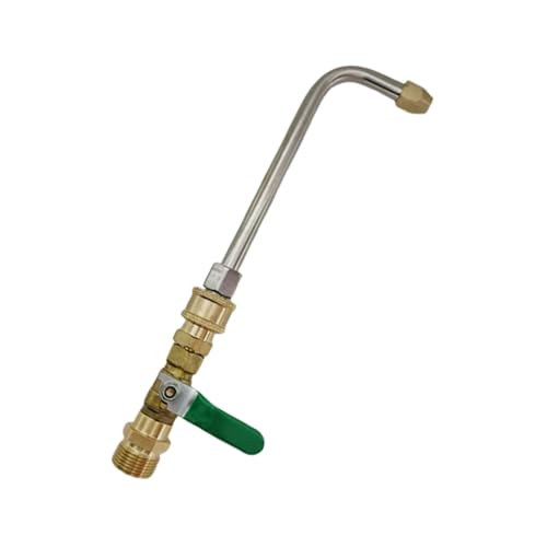 BinZyronic 高圧洗浄機バルブロッド 14クイックコネクト 90度 ? 銅製ステンレス構造 耐久設計 洗車や家屋外壁清掃に適用 (90度M22)