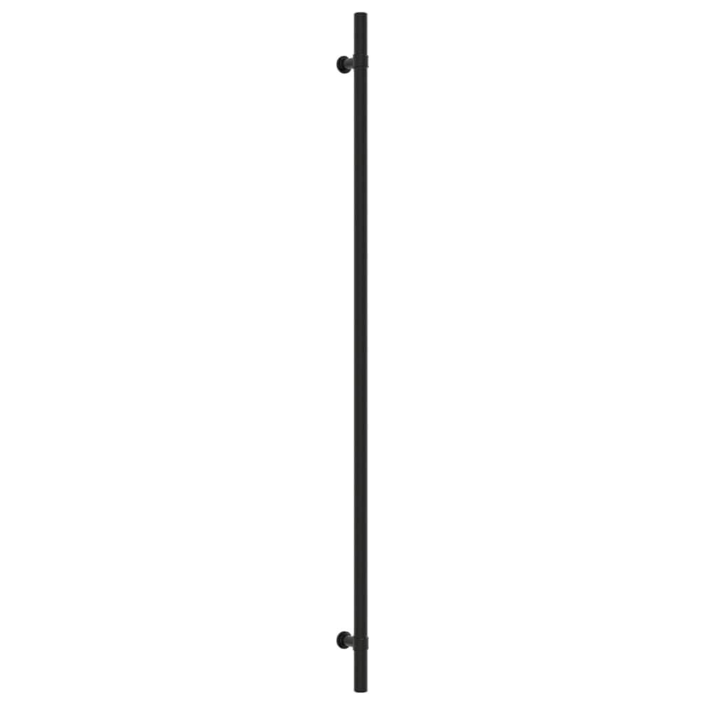 Uchwyty meblowe, czarne, 10 sztuk, stal nierdzewna, z rozstawem otworów 480 mm, uchwyt do szuflady, drzwi, do kuchni, łazienki, salonu, korytarza, garderoby, kredensu