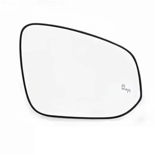 Verre de rétroviseur chauffant avec avertisseur d'angle mort pour Toyota Harrier Venza 2022-2024
