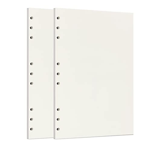 Image of Zelten Loose Leaf Punched Paper Refills Paper for 6 Hole Binder Personal Organizer Diary Notebook Refillable Planner (Sketch,B5 /9 Hole)