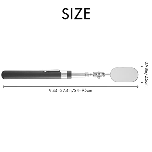 Micvtve 3 StüCke Teleskop Inspektions Beobachtungs Inspektions Werkzeug für ÜBerprüFung Des Zustands Des Fahrzeugs (Oval)
