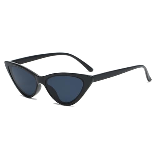 Lunettes de soleil oeil de chat femmes vintage noir LVTFCO UV400 pour le voyage