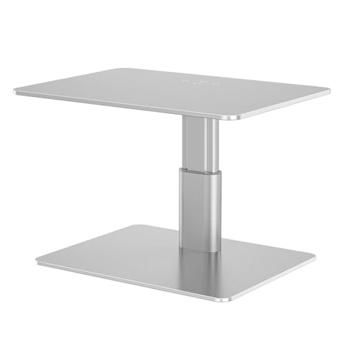 Support complet pour ordinateur portable et écran PC, socle silver de qualité premium