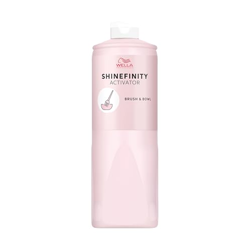 Wella Professionals Shinefinity Activator - Brush & Bowl 2% Entwickler für präzises Auftragen mit Schale & Pinsel für Shinefinity Glaze demi-permanente Tönung pH-kontrolliert & sanft 1L