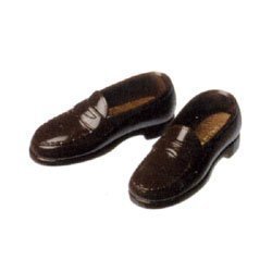 Mocassins 60SH-F002T thé chaussure basse en cuir marron confortable pour homme