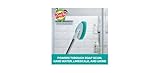 Scotch-Brite Tub and Shower Scrubber, Non Scratch, Long Reach Handle Extends Over 25 inches, Replaceable Head, Bath Scrubber