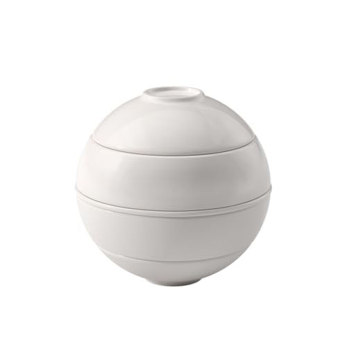 Villeroy & Boch - La petite Boule white, vajilla de porcelana, juego de cuencos, 5 piezas. Set de servicio, 14 cm Ø, apto para lavavajillas y microondas, blanco Villeroy & Boch - La petite Boule white, vajilla de porcelana, juego de cuencos, 5 piezas. Set de servicio, 14 cm Ø, apto para lavavajillas y microondas, blanco