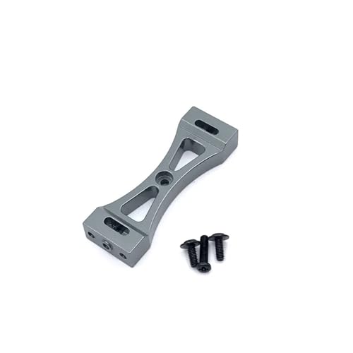 Mise à niveau de voiture RC avec support central en métal anti-torsion couleur titane