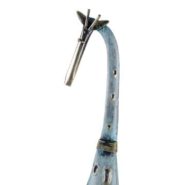 Image of Wakefit Giraffe Showpiece (Grey & Blue)