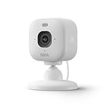 Blink Mini 2K+ (newest model) – Plug-in Home & Pet Security Camera with 2K video resolution, colour night vision, enhanced audio, motion detection – 1 camera (White)