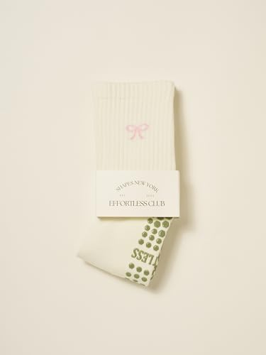 Image of Shapes Studio Half Calf Grip Socks, Cute Fruit Pilates Socks, Ruffle Socks, Non-Slip for Barre Yoga