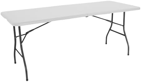 THINIA HOME Mesa Catering Plegable Portátil Rectangular 180 cm Mu...