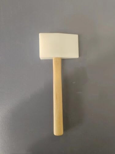 White Wedged PVC Tinner’s Hammer,Standing Seam Mechanical Lock Metal Roofing Panel tool for roofer