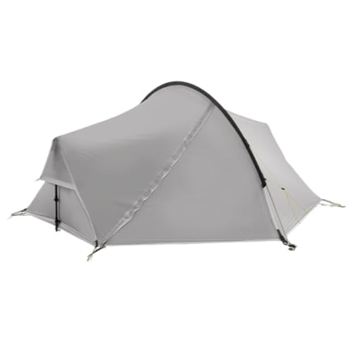 3F UL GEAR テント 2人用 292×245cm 大空間 1920g 超軽量 キャンプ テント 防水5000+ 防七級風 四季 15Dナイロン 防寒 保温 換気 前室あり 両開きドア 通気窓 サイドの収納スペース テントシート付き アウトドア/登山