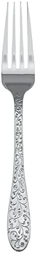212 Main Ivy Flourish Stainless Steel Extra Heavy Weight Salad Fork Silver