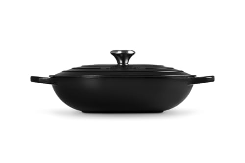 Image of Le Creuset Enameled Cast Iron Oval Casserole with Lid, 3.75 qt., Licorice