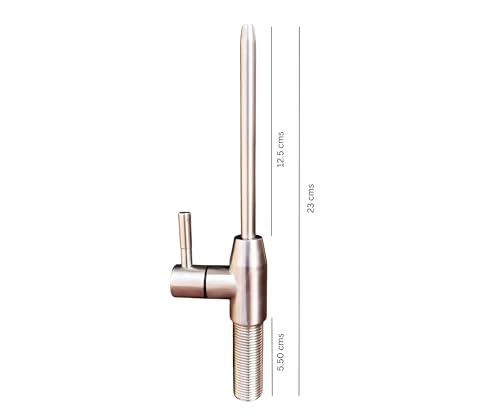 Image of PARIJATA SS 304 Grade Faucet Tap for Cabinet RO Water Purifiers (1 /4 inch Pipe)