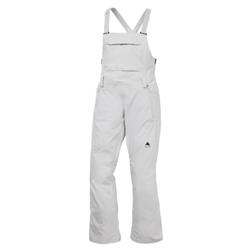 Pantalon de ski Burton femme imperméable blanc snowboard stretch slim bib