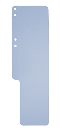 Intercalaires bleu clair pour classeur Exacompta 13706B en sachet de 100 intercalaires