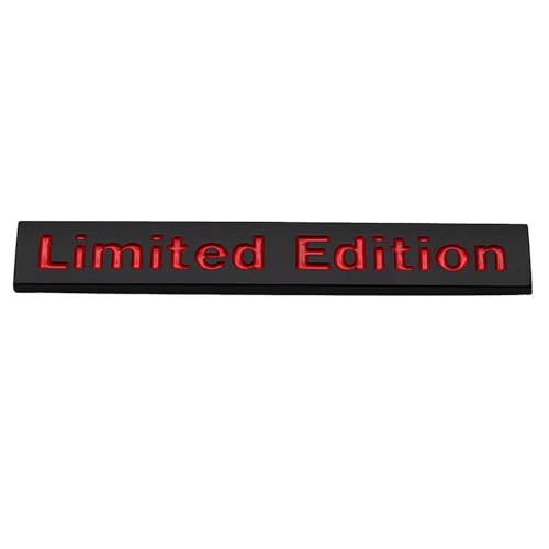 Autocollants de Voiture chromés 3D – Emblème à Finition métallique, Identification en édition limitée, Badge surélevé résistant intempéries,...